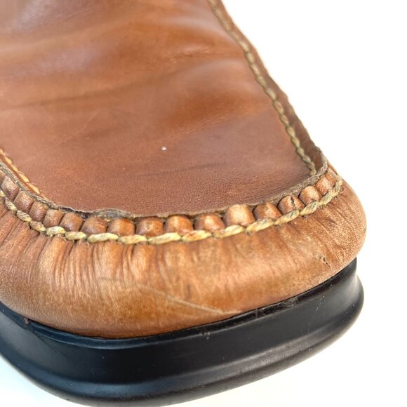 Cole Haan Mens Air Slip On Venetian Loafers Brown Leather 11.5 Shoe C08093 - Picture 12 of 13